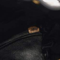 Pre Owned حقيبة ظهر شانيل ماتلاسي جلد حمل وشاة سوداء