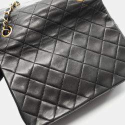 مملوكة مسبقًا Chanel Mini Matelasse 20 Shoulder Bag Lambskin Leather Black