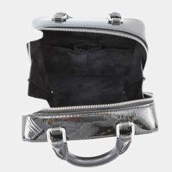 Pre Owned Chanel Matelasse Handbag With Coco Mark And Patent Vanity Design Black