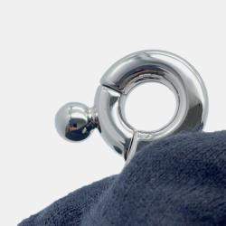 Pre Owned Chanel Matelasse Handbag With Coco Mark And Patent Vanity Design Black