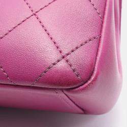 مملوكة مسبقًا Chanel Matelasse Small Flap Shoulder Bag Leather Pink