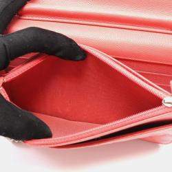 Pre Owned حقيبة كتف شانيل ميتالاسيه جلد بقر وردي