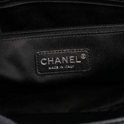 مملوكة مسبقًا Chanel Matelasse Grand Shopping Gst Tote Bag In Calfskin Leather Black