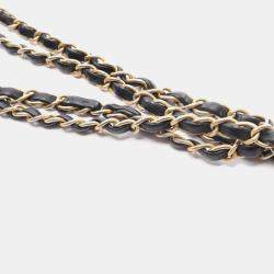 Pre Owned حقيبة شانيل سوداء ماتلاسي جلد الخراف المخملي على الكتف