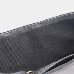 Pre Owned حقيبة شانيل سوداء ماتلاسي جلد الخراف المخملي على الكتف