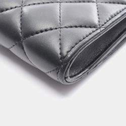 مملوكة مسبقًا Chanel Matelasse Shoulder Bag Leather Black