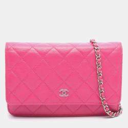 مملوكة مسبقًا Chanel Matelasse Shoulder Bag In Grained Calfskin Caviar Pink