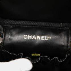 Pre Owned حقيبة شانيل فانيتي كافيار CC سوداء