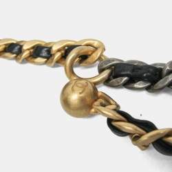 Pre Owned حقيبة خصر بشريط شانيل شانيل 19 جلد أسود