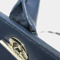 Pre Owned Chanel Matelasse Portobello Tote Bag Leather Shoulder Bag Tote Bag Navy