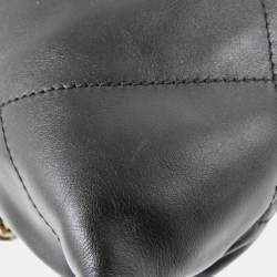 Pre Owned حقيبة ظهر شانيل 22 لاين جلد أسود