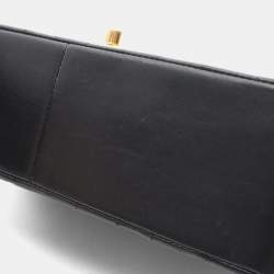 Pre Owned حقيبة كتف شانيل ماتيلاس ديانا فلاب جلد حمل لون أسود