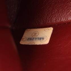 Pre Owned حقيبة كتف شانيل ماتيلاس ديانا فلاب جلد حمل لون أسود