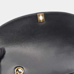 Pre Owned حقيبة كتف شانيل ماتيلاس ديانا فلاب جلد حمل لون أسود