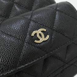 Pre Owned حقيبة ظهر شانيل تايملس كلاسيك لاين جلد عجل أسود