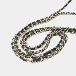 Pre Owned حقيبة ظهر شانيل تايملس كلاسيك لاين جلد عجل أسود