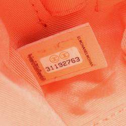 Pre Owned Chanel Coco Mark Shoulder Bag Lambskin Leather Pink