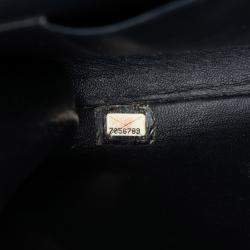 Pre Owned Chanel Grey CC Choco Bar Denim Chain Flap