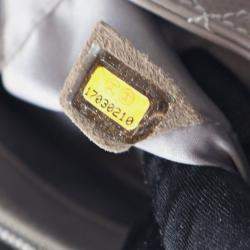 مملوكة مسبقًا حقيبة تسوق كبيرة شانيل رمادي شانيل بني كافيار