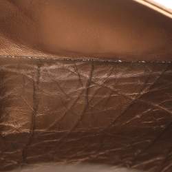 Pre Owned حقيبة شانيل ريشيو 266 جلد كافيار أسود مبطن بقلاب