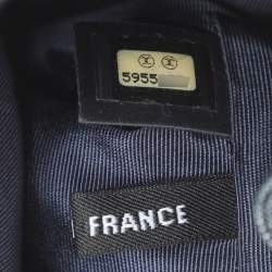 مملوكة مسبقًا Chanel Blue Multicolor Denim and Sequins Drawstring Bucket Bag