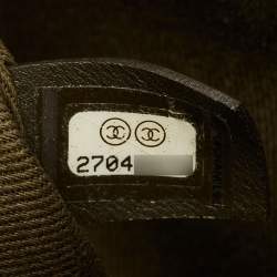 مملوكة مسبقًا Chanel Coco Small Olive Green Aged Lather Top Handle Bag