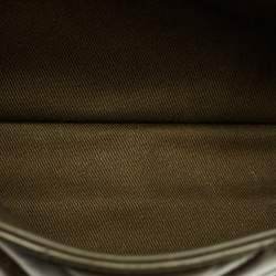 مملوكة مسبقًا Chanel Coco Small Olive Green Aged Lather Top Handle Bag