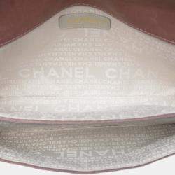 مملوكة مسبقًا حقيبة شانيل كتف مغلق مدموزيل كبيرة مخمل مبطن وردي