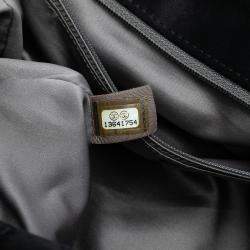 Pre Owned Chanel Black Extra Large CC Quilted Satin Single Flap