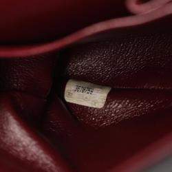 Pre Owned Chanel Matelasse Double Flap Shoulder Bag In Lambskin Leather Black