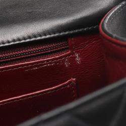 مملوكة مسبقًا Chanel Deca Matelasse 34 Shoulder Bag Lambskin Leather Black