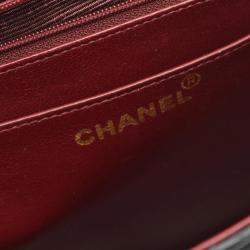 Pre Owned حقيبة كتف شانيل ديكا ماتالاسي 34 من جلد الخروف سوداء