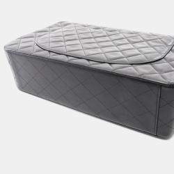 Pre Owned حقيبة كتف شانيل ديكا ماتالاسي 34 من جلد الخروف سوداء