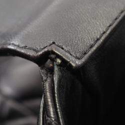 Pre Owned حقيبة ظهر شانيل جلد لامبسكين ماتيلاسي سوداء