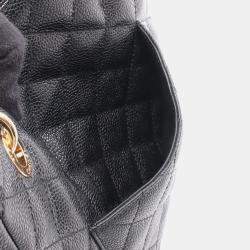 مملوكة مسبقًا Chanel Matelasse Pst Tote Bag In Caviar Grained Calfskin Black
