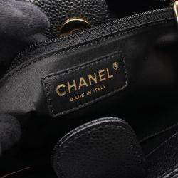 مملوكة مسبقًا Chanel Matelasse Pst Tote Bag In Caviar Grained Calfskin Black