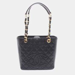 مملوكة مسبقًا Chanel Matelasse Pst Tote Bag In Caviar Grained Calfskin Black
