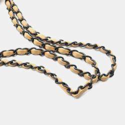 مملوكة مسبقًا Chanel Wild Stitch Beige Leather Shoulder Bag 