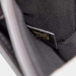 Pre Owned حقيبة كتف شانيل كوكو مارك جلد ثلاثي الألوان أسود، بحري، وسلسلة جلد كافيار