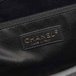 Pre Owned حقيبة توت جراند شوبينج شانيل ماتلاسي جلد عجل محبب كافيار أسود