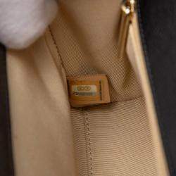 Pre Owned Chanel Matelasse Click Label Handbag Chain Shoulder Bag Black Leather