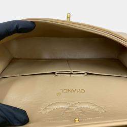 مملوكة مسبقًا Chanel Brown Medium Classic Lambskin Double Flap