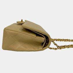 مملوكة مسبقًا Chanel Brown Medium Classic Lambskin Double Flap