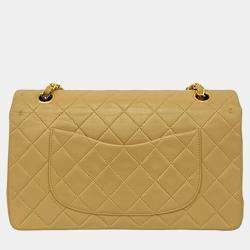 مملوكة مسبقًا Chanel Brown Medium Classic Lambskin Double Flap
