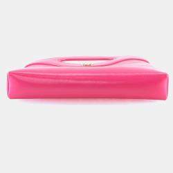 Pre Owned Chanel Nano Pink Calfskin 31 Shopping Bag