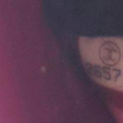 Pre Owned حقيبة شانيل زهرية جلد الحمل صغيرة على سلسلة SHW