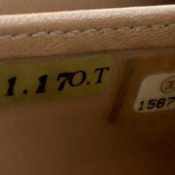 Pre Owned Chanel Black Lambskin Camellia Zip Around Long Wallet