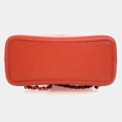مملوكة مسبقًا Chanel Crumpled Red Calfskin Gabrielle Backpack