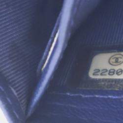 Pre Owned محفظة شانيل كلاسيكية طويلة جلد حملان