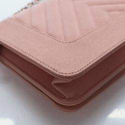 Pre Owned Chanel Caviar Mademoiselle Wallet On Chain (WOC)